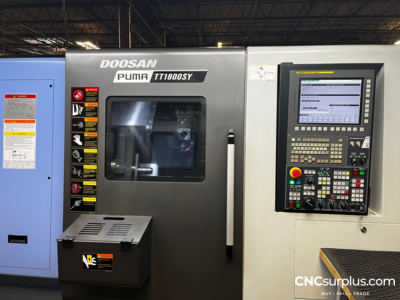 2019 DOOSAN PUMA TT1800SY 5-Axis or More CNC Lathes | CNCsurplus, A Div. of Comtex Leasing Corp.