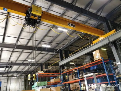 2019 R & M 10 TON X 53' Bridge & Overhead Cranes | CNCsurplus, A Div. of Comtex Leasing Corp.