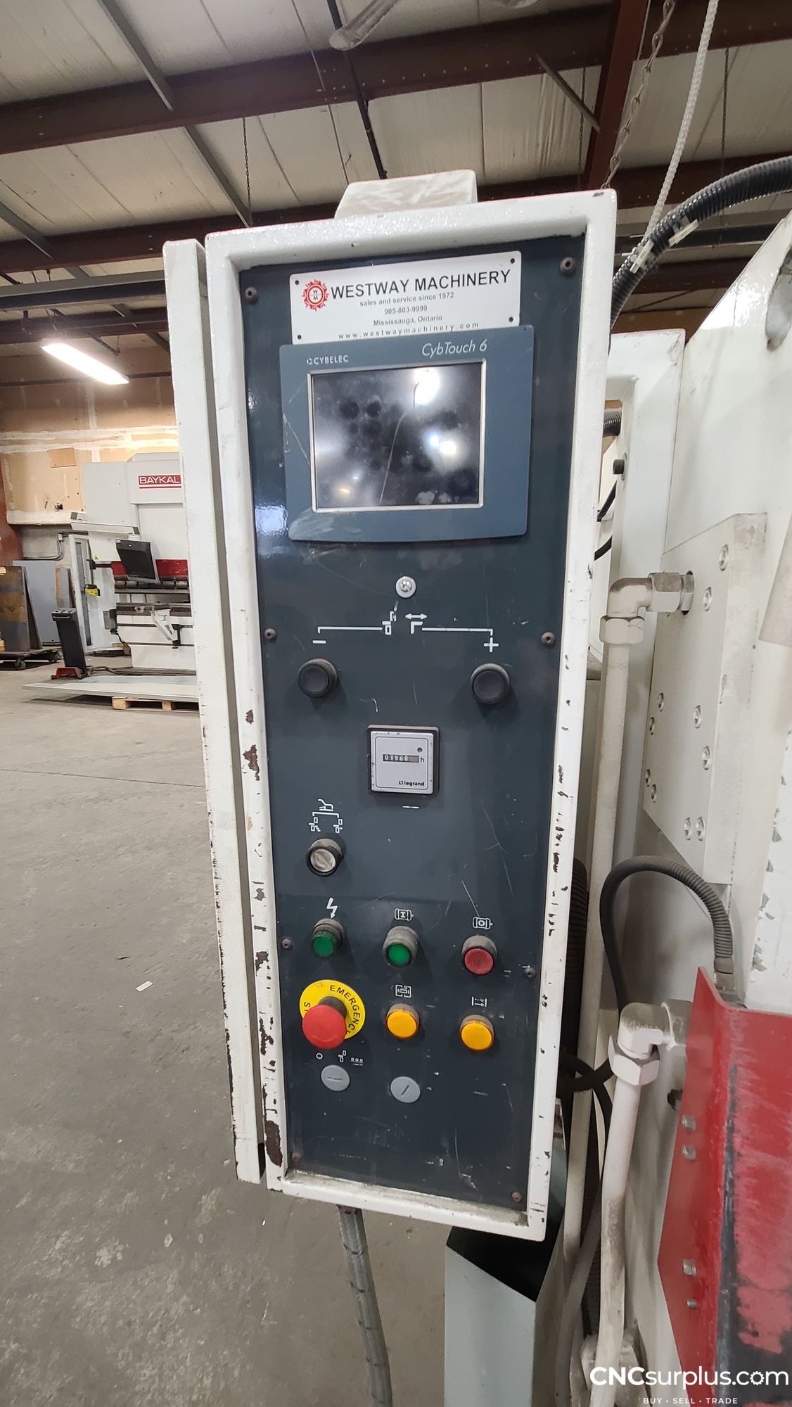 2014 BAYKAL HGL 3766 Power Squaring Shears (Inch) | CNCsurplus, A Div. of Comtex Leasing Corp.