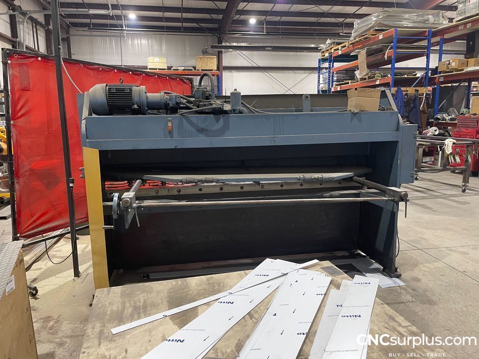 1987 ALLSTEEL 10G-8' MAXI Power Squaring Shears (Gauge) | CNCsurplus, A Div. of Comtex Leasing Corp.