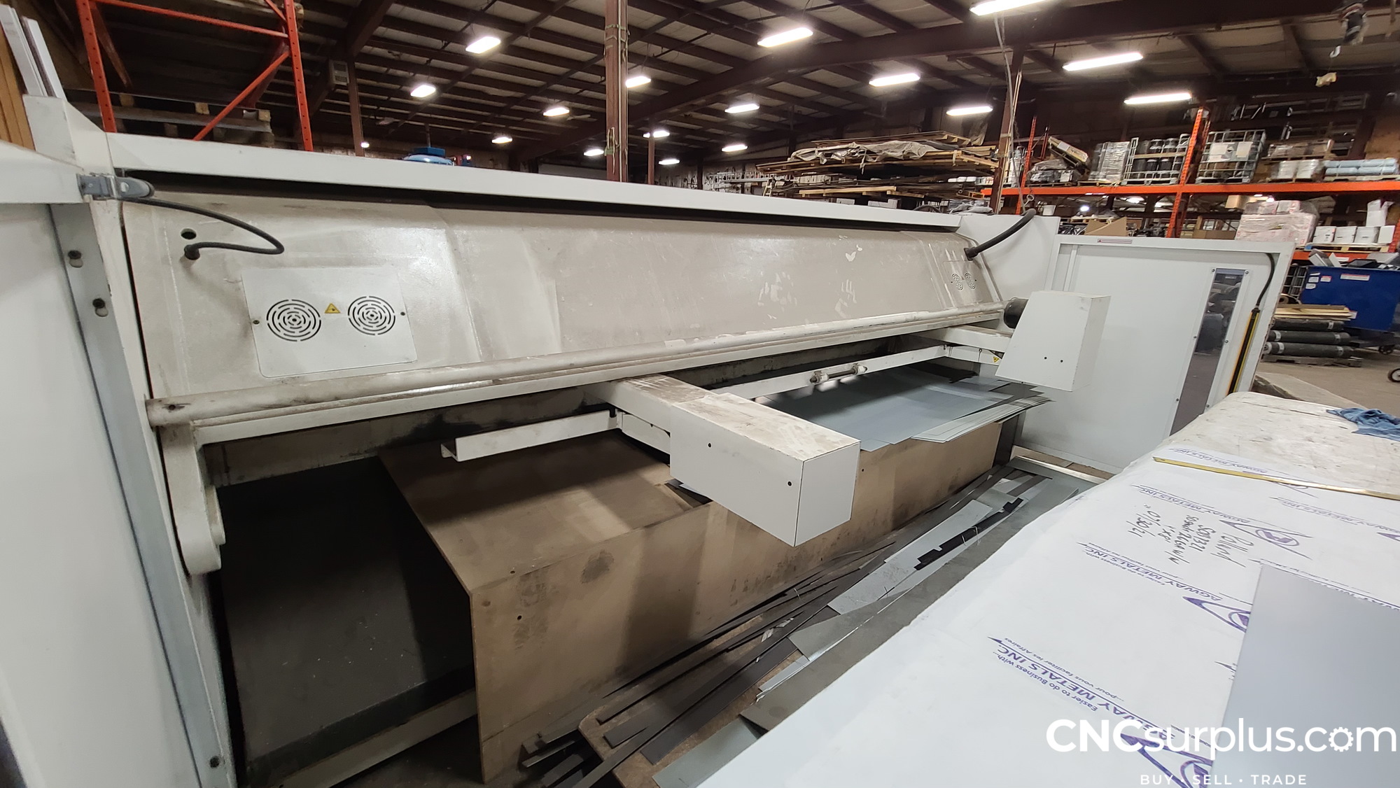 2014 BAYKAL HGL 3766 Power Squaring Shears (Inch) | CNCsurplus, A Div. of Comtex Leasing Corp.
