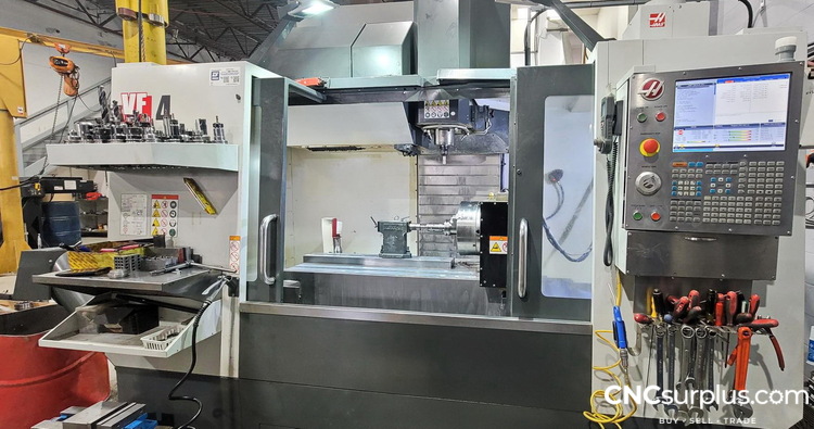 2018 HAAS VF-4 Vertical Machining Centers | CNCsurplus, A Div. of Comtex Leasing Corp.