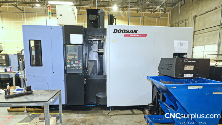 2014 DOOSAN HP4000II Horizontal Machining Centers | CNCsurplus, A Div. of Comtex Leasing Corp.