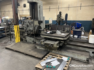 1972 TOS W100 Horizontal Table Type Boring Mills | CNCsurplus, A Div. of Comtex Leasing Corp.