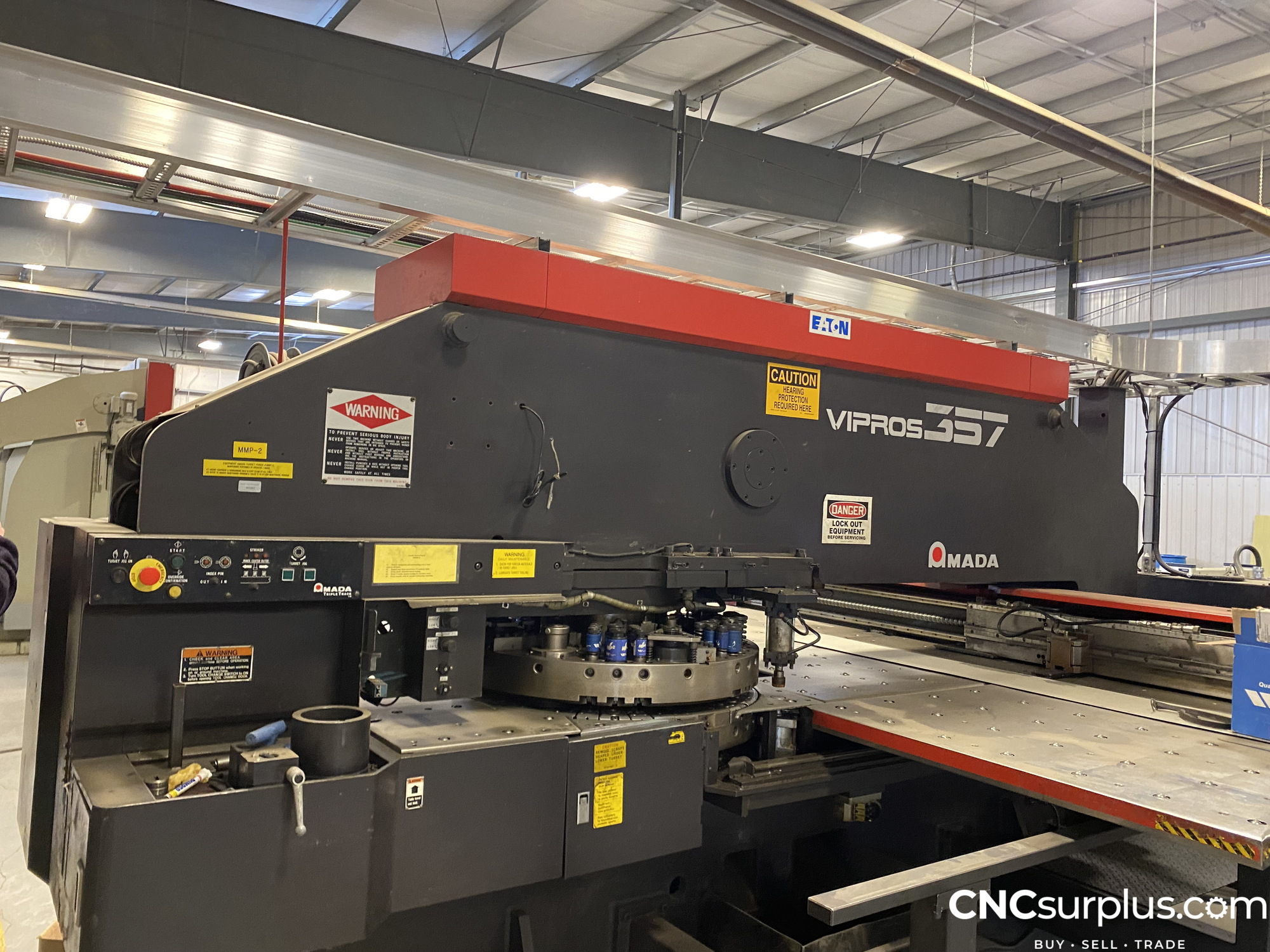 1992 AMADA 357 VIPROS Turret Punches | CNCsurplus, A Div. of Comtex Leasing Corp.