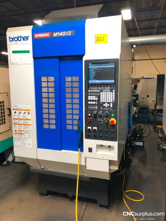 2018 BROTHER SPEEDIO M140X2 Drilling & Tapping Centers | CNCsurplus, A Div. of Comtex Leasing Corp.
