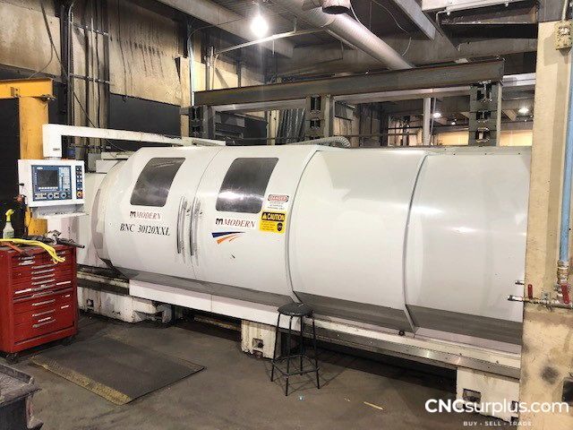 2005 MODERN BNC-30120XXL Oil Field & Hollow Spindle Lathes | CNCsurplus, A Div. of Comtex Leasing Corp.