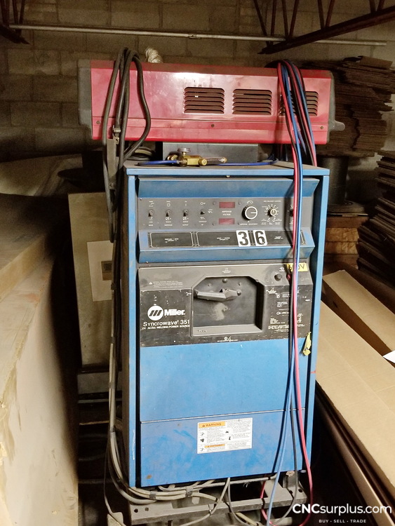 MILLER SYNCROWAVE 351 Tig Welders | CNCsurplus, A Div. of Comtex Leasing Corp.